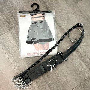 Punk Rock Belt with Chains